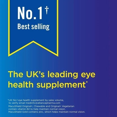 MacuShield Original Plus Capsules – 90-Day Pack, Eye Health Supplement