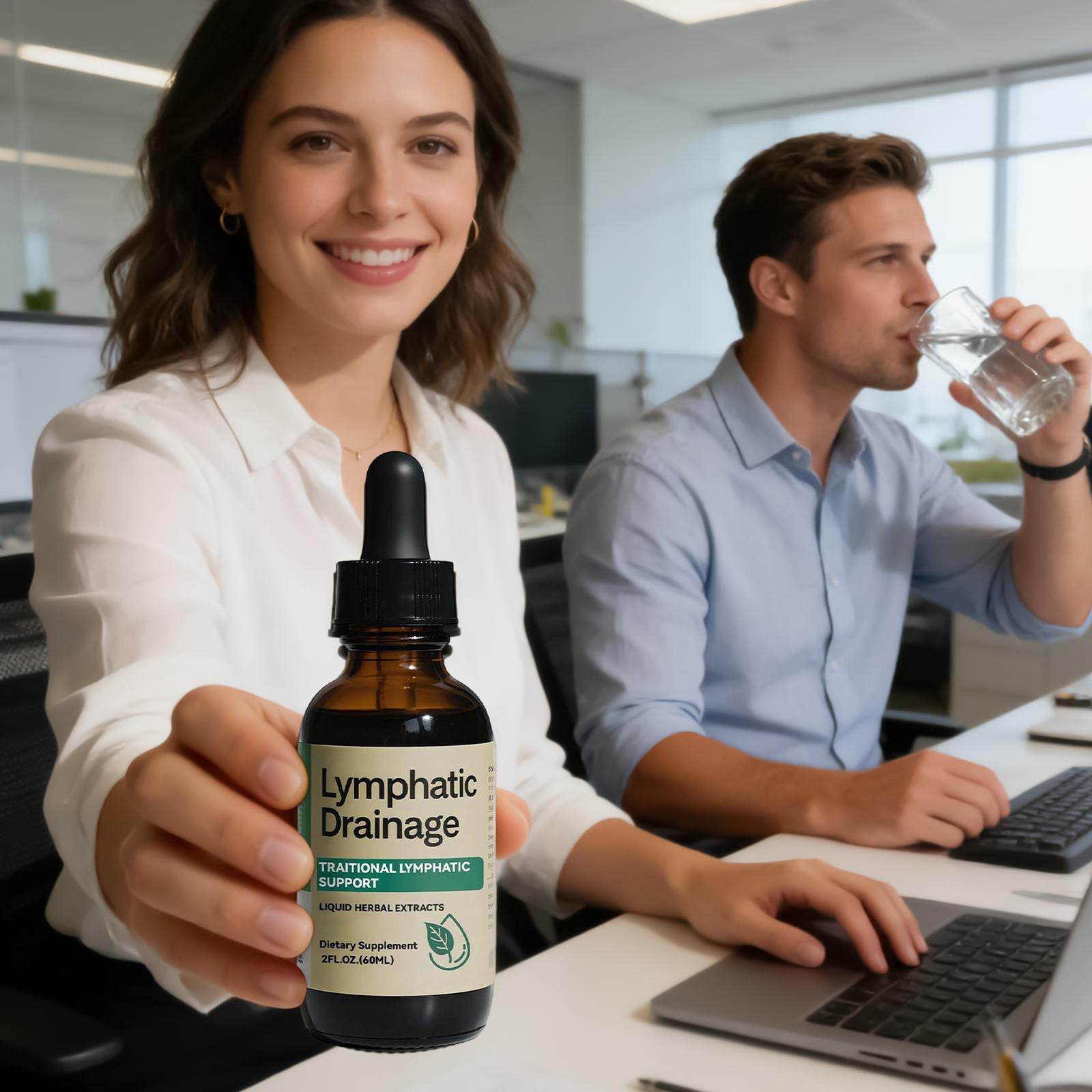 Lymphatic 2000mg Drops Drainage Herbal Blend containing Elderberry&Echinacea Dan
