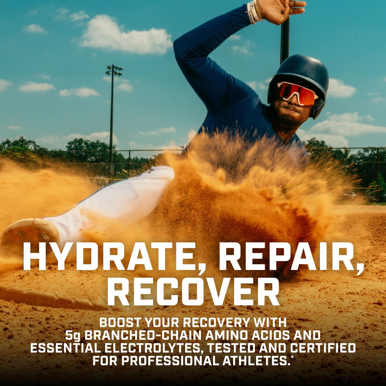 BCAA Powder Watermelon – Electrolyte Recovery & Hydration Drink Mix – 30 Serving