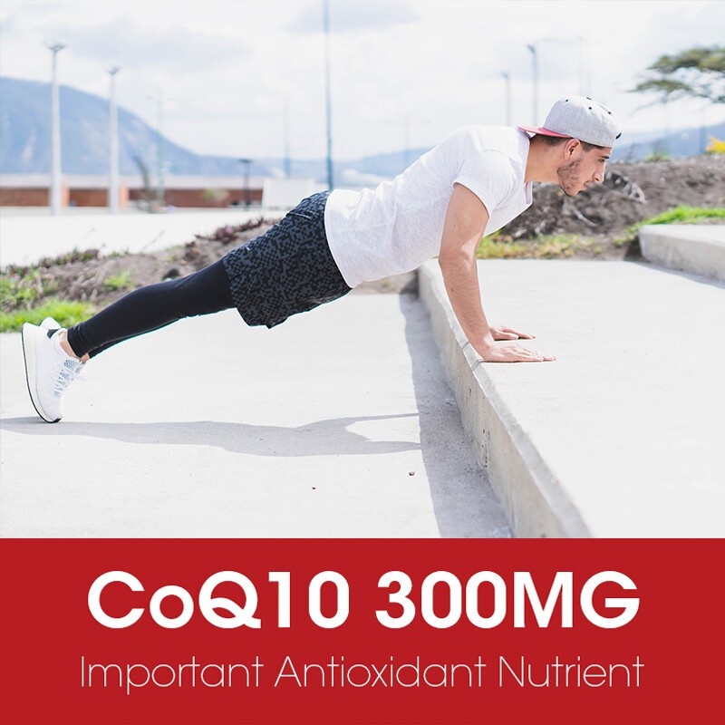 CoQ10 Ubiquinone High Absorption Q10 Coenzyme 300mg 120 Vegetarian Softgels Caps