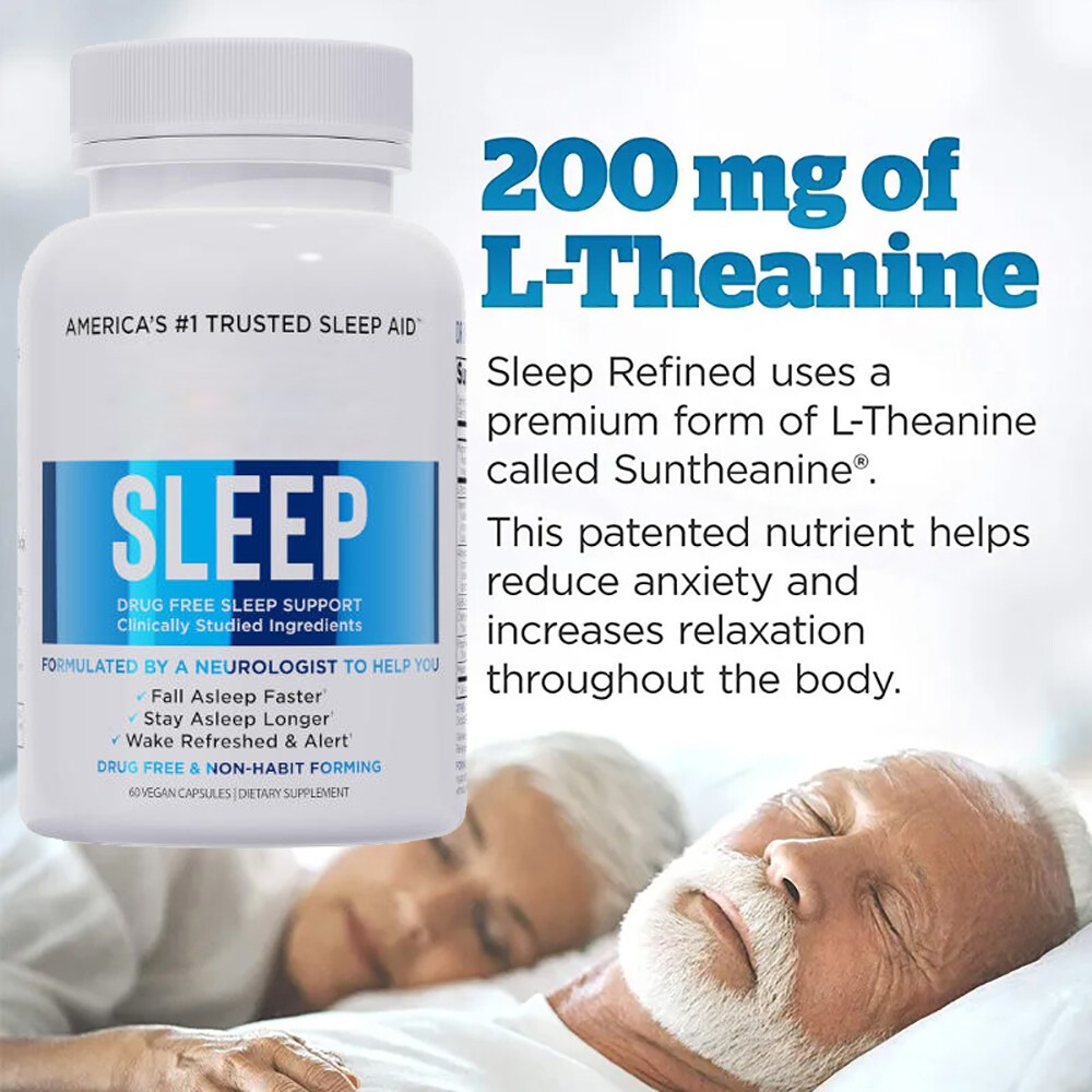 Sleep Aid 60 Capsules 2 Pack (2 Months Supply) Get the Best Sleep MADE IN USA