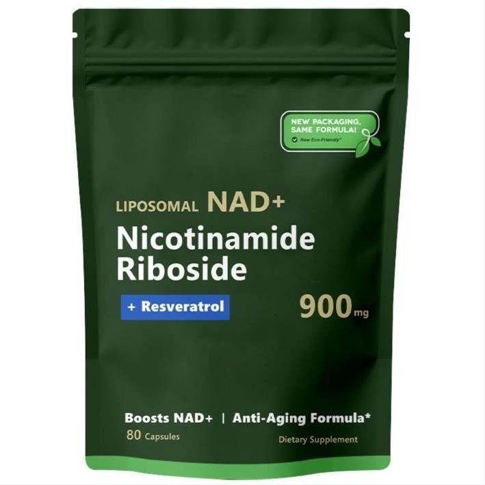 Liposomal NAD+ Nicotinamide Riboside + Resveratrol 900mg 80 Capsules NMN Booster