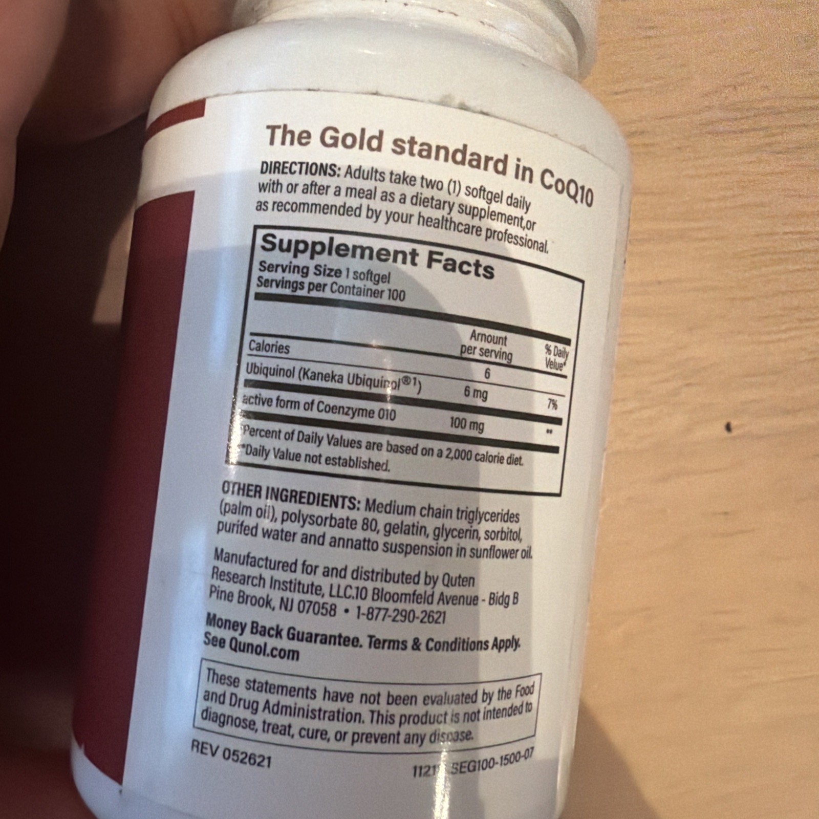 Qunol Mega Ubiquinol CoQ10 Softgels, 100mg, Antioxidant Supplement 11/26