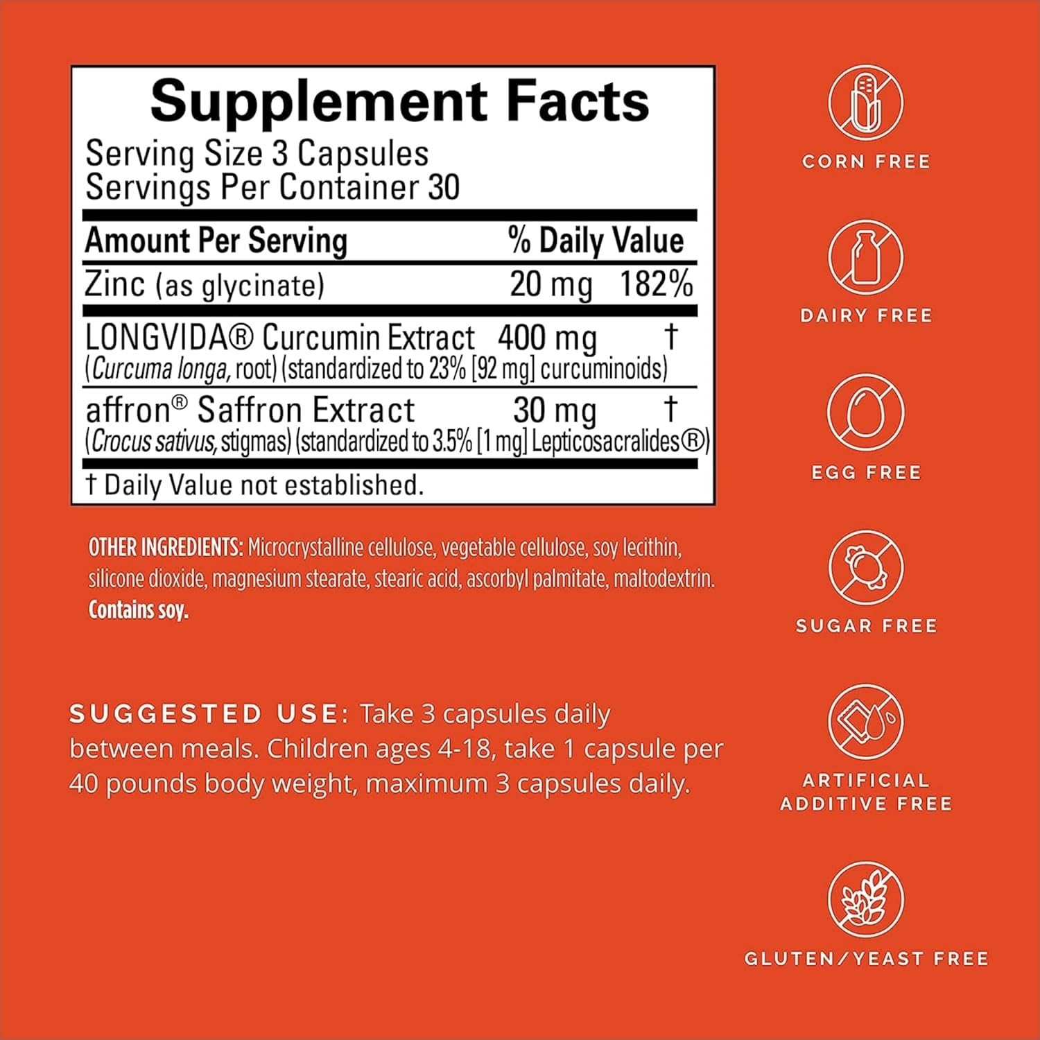 BRAINMD Dr Amen Happy Saffron Plus – 90 Capsules,W/Saffron Flower Extract