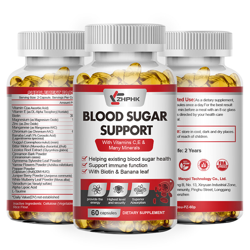 3Pack Blood Balance Support Capsules – Blood Sugar & Blood Pressure Supplement