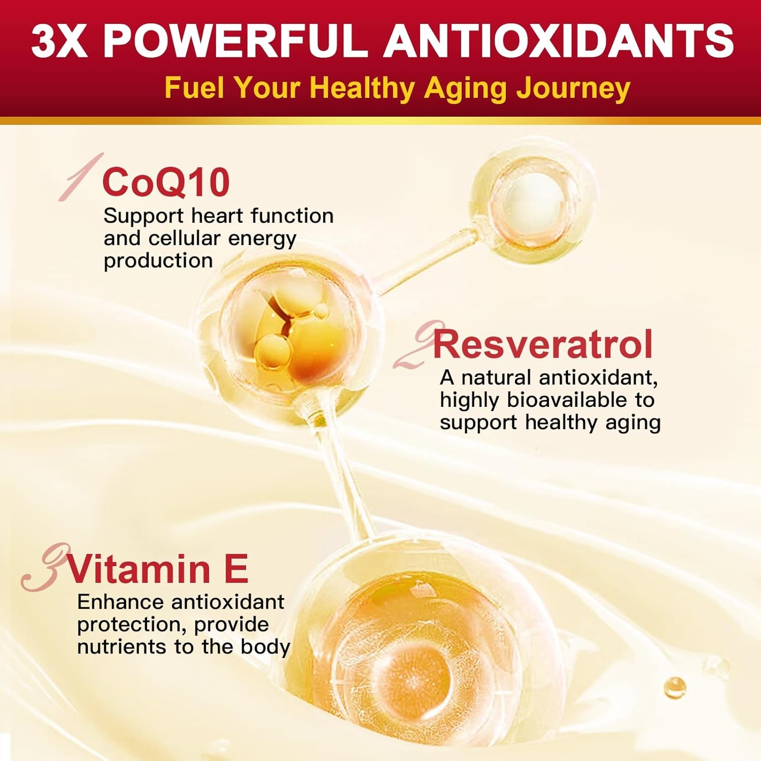 Coq10-400Mg with Trans-Resveratrol, PQQ & Vitamin E – High Absorption Coenzyme-Q