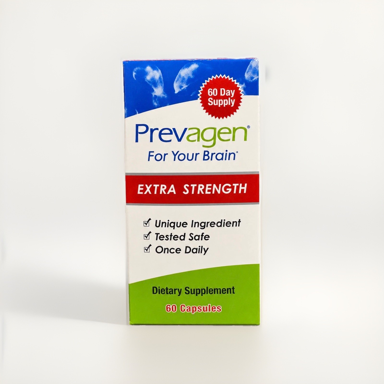 Prevagen Extra Strength 20mg Capsules 60 Ct New Factory Sealed (SAME-DAY SHIP)