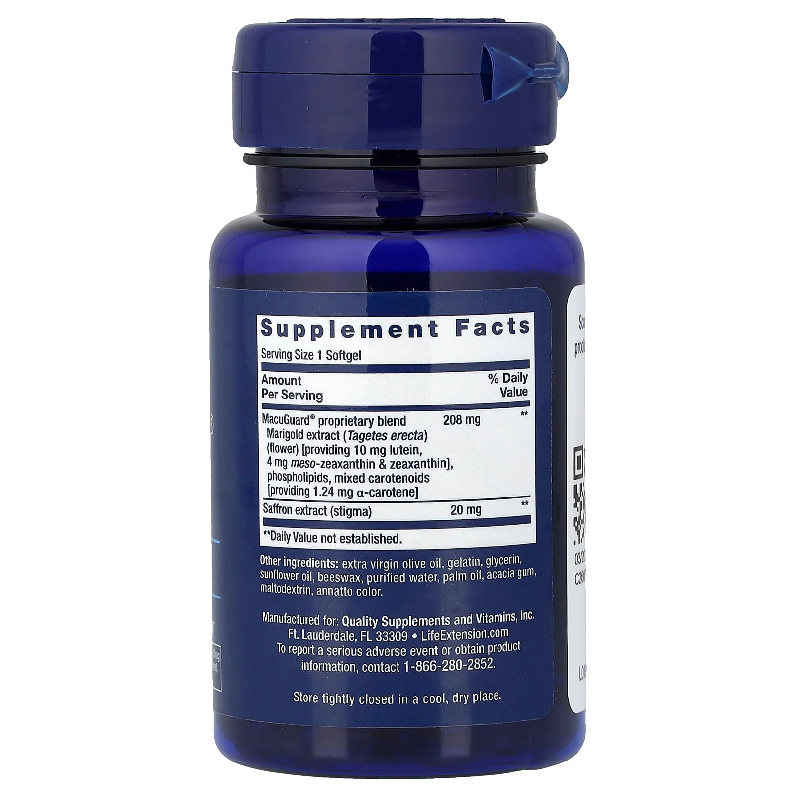 2 X Life Extension, MacuGuard�, Ocular Support with Saffron, 60 Softgels