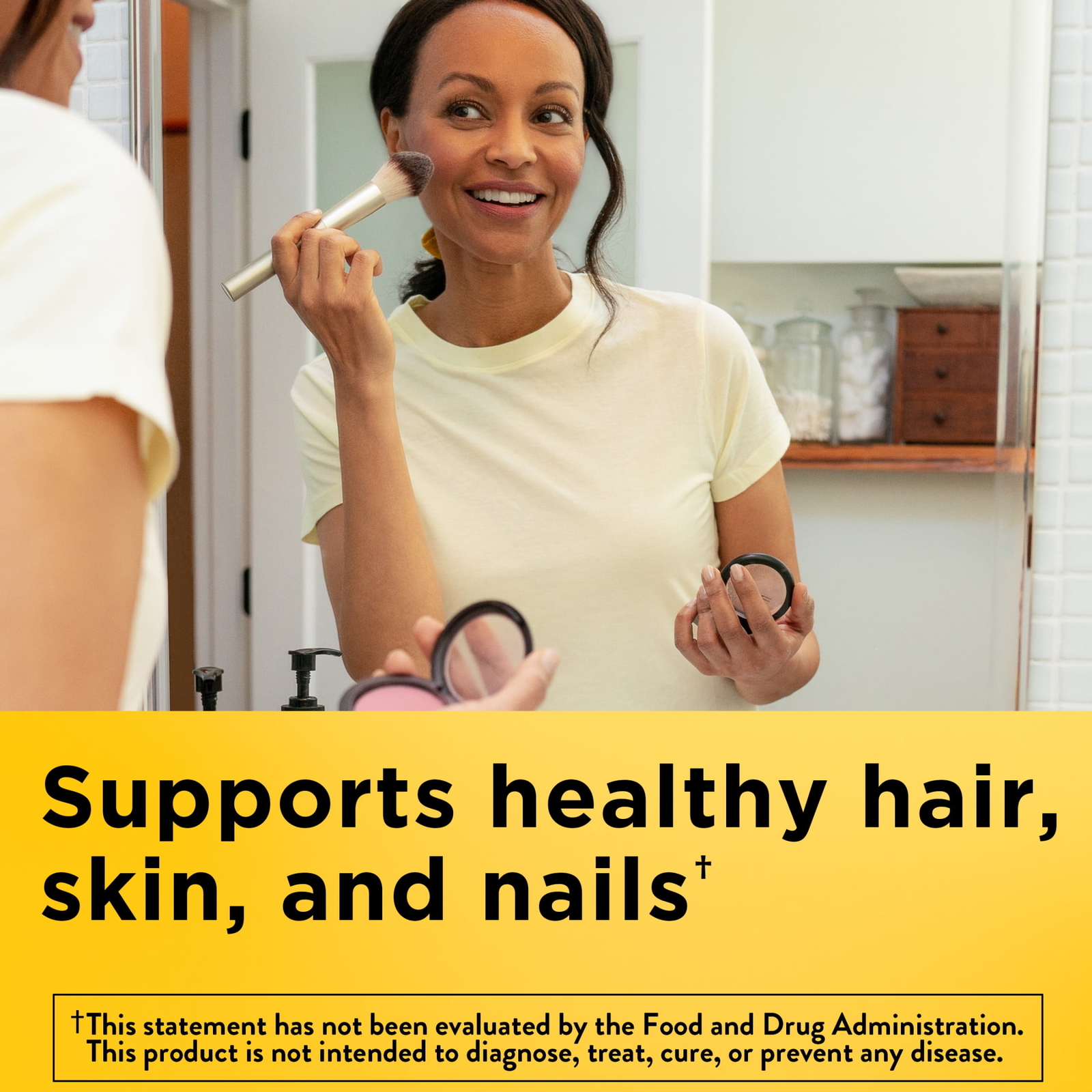 Nature Made Hair Skin and Nails with Biotin 2500 mcg Gummies, 90 Count