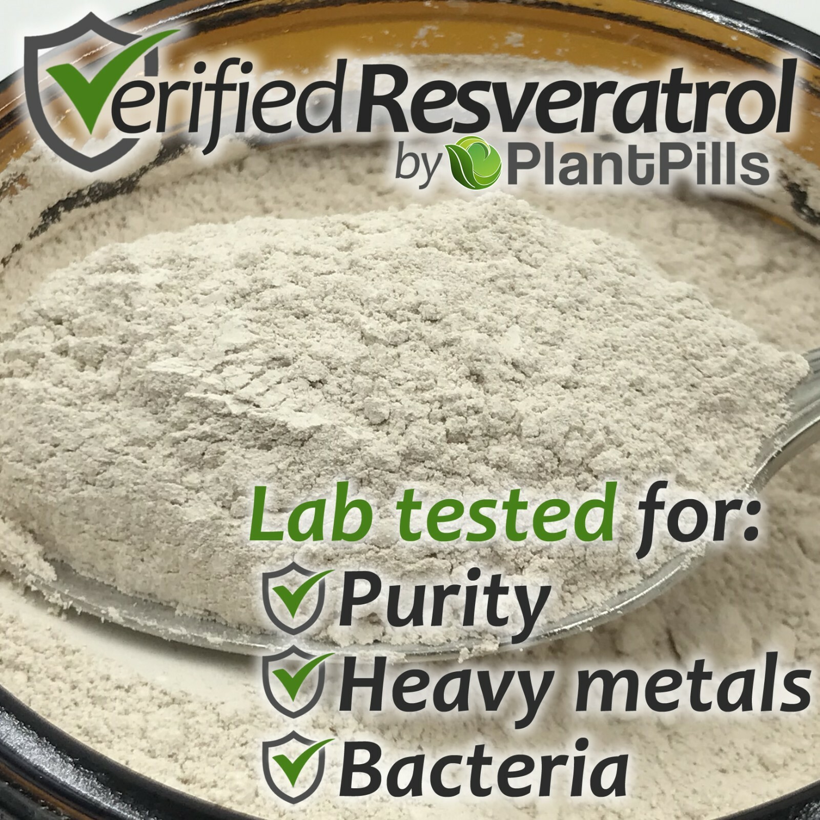 5 grams PlantPills Micronized Trans-Resveratrol Powder >99% Certified Purity