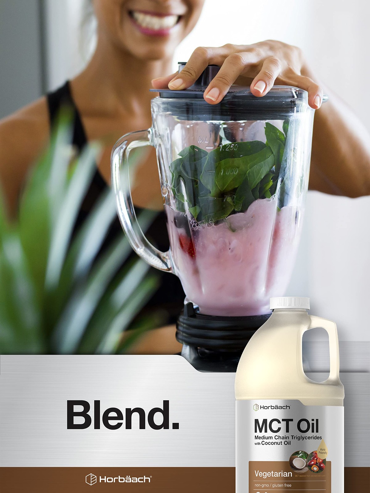 Horbäach Horbach Mct Oil 64 Oz 100 Pure Blends Coffee Tea Juice And Liquids